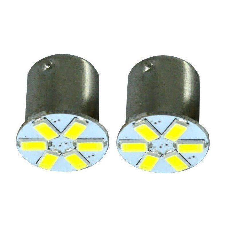 WIT - BAY15D - LED - 6 SMD - 5630 - 12V WIT - BAY15D - LED - 6 SMD - 5630 - 12V
